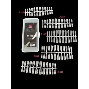 Гелеві тіпси для нарощування нігтів MIX 240шт Master Professional. Photo 2